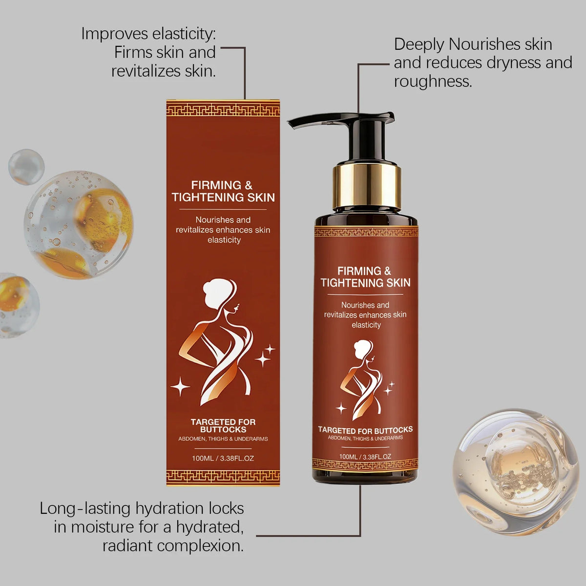 Firming Body Oil – Deep Nourishing, 24hr Hydration, 100ml