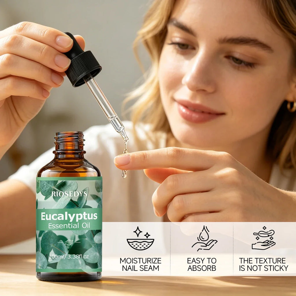 RIÔSEDYS 100ml Eucalyptus Essential Oil – Massage & Skincare