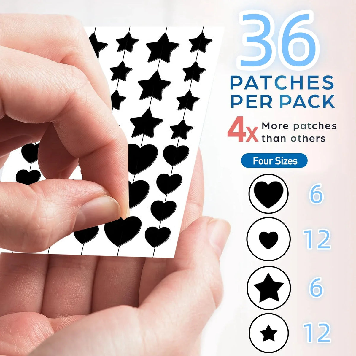 Hydrocolloid Acne Patches – Invisible, Waterproof | All Skin Types