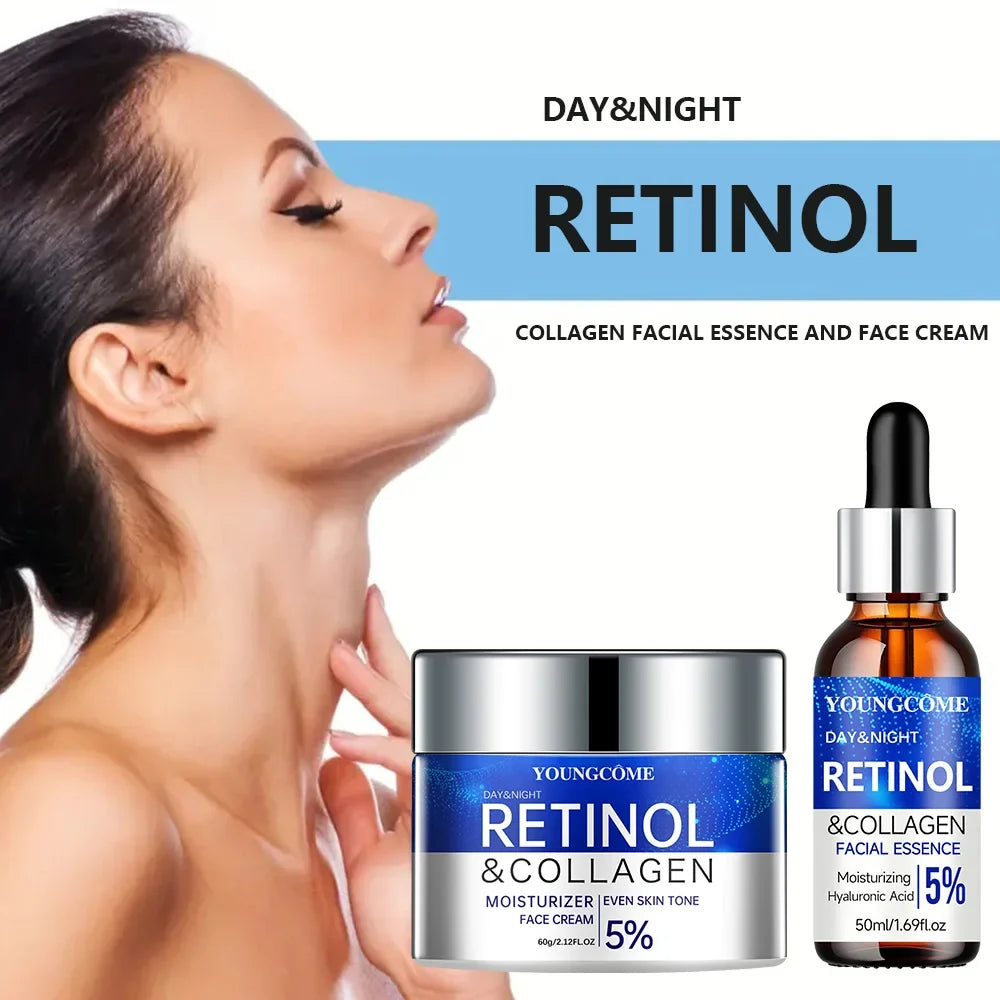 YOUNGCOME Retinol Serum & Cream Set – Hydrating Skincare Duo