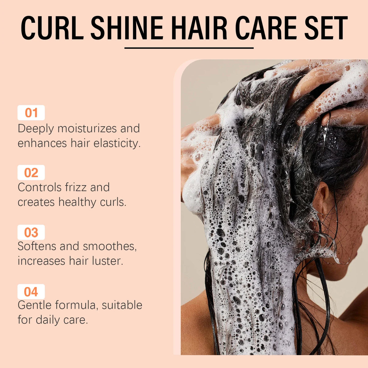 Coconut Shampoo & Conditioner Set – Curly Hair Hydration