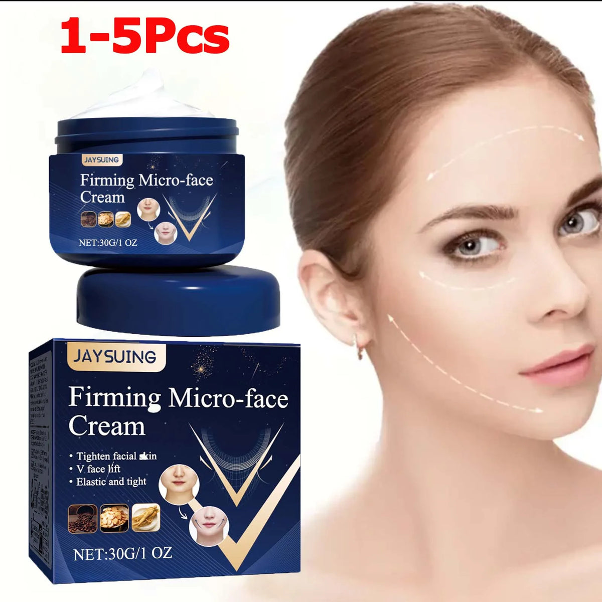 Jaysuing V-Shape Face Firming & Body Cream 30g