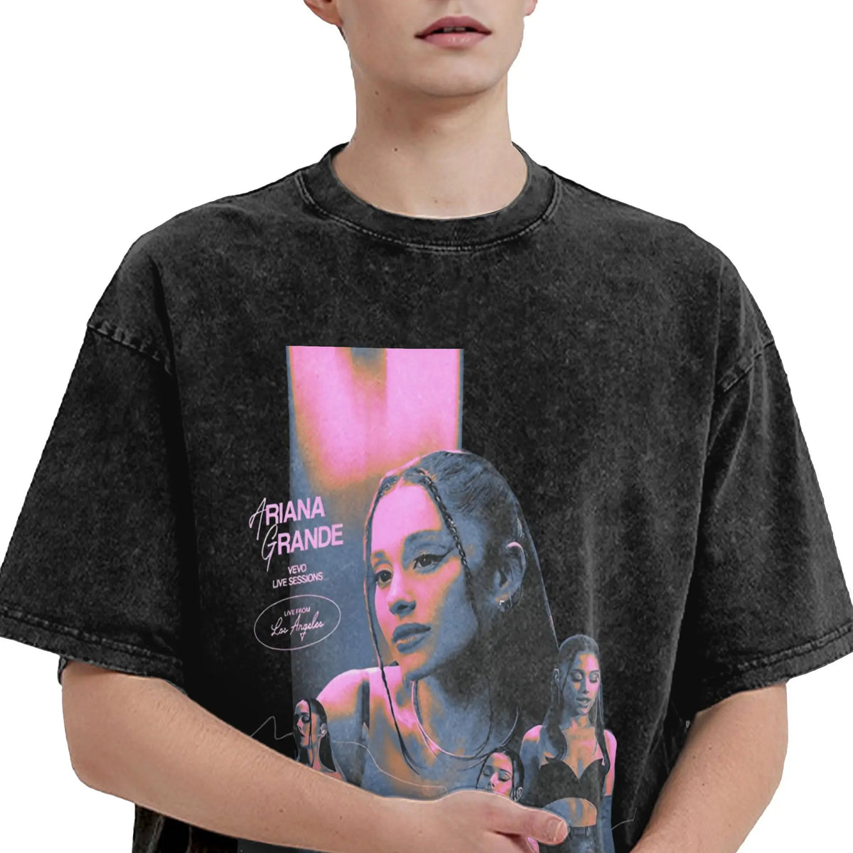 Men's Vintage Beach Graphic T-Shirt | Cotton Short Sleeve Tee
