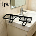 Bathroom Sink Faucet Organizer Rack | Mesh Drainage Tray