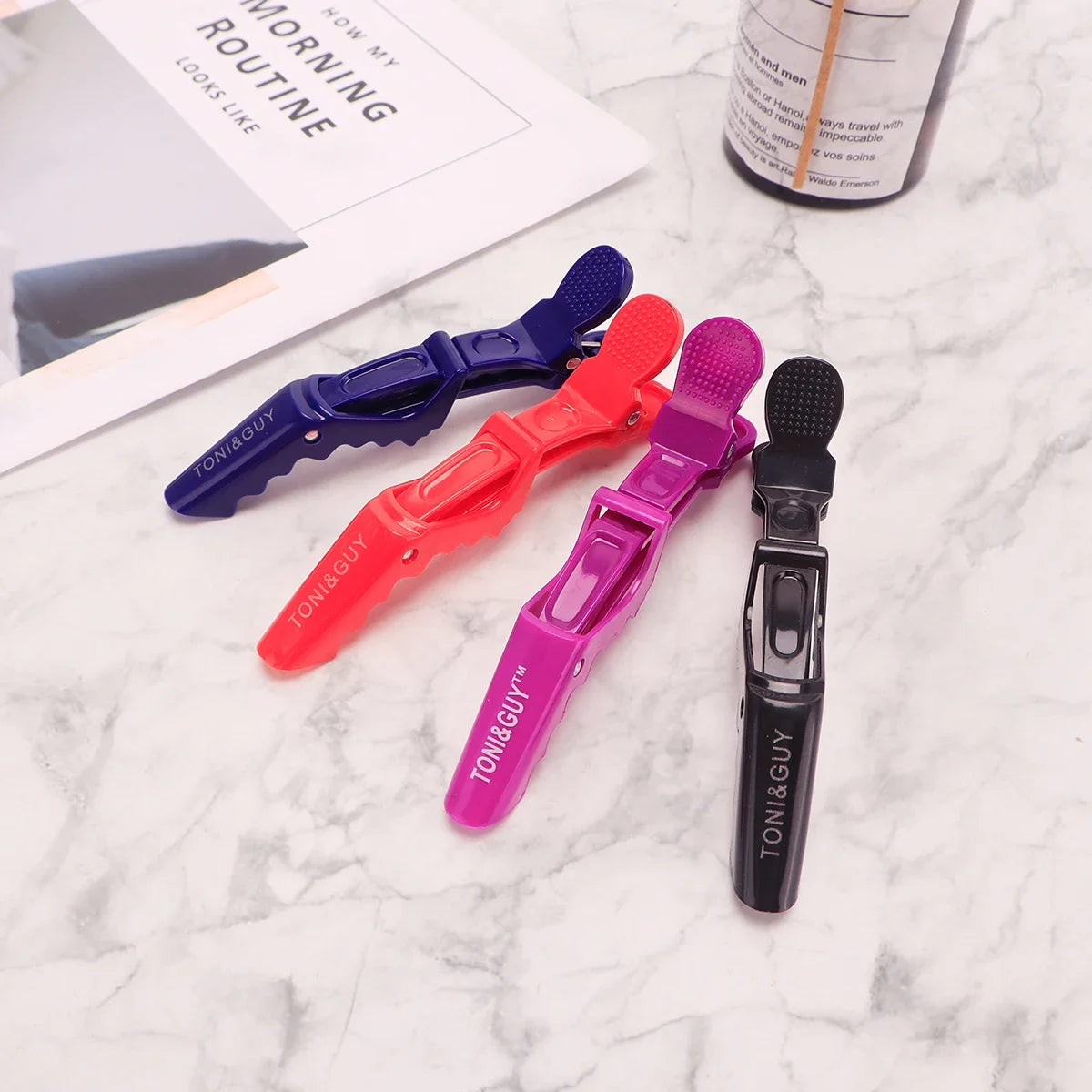 6-Pack Salon Alligator Hair Clips – Traceless Sectioning Clips