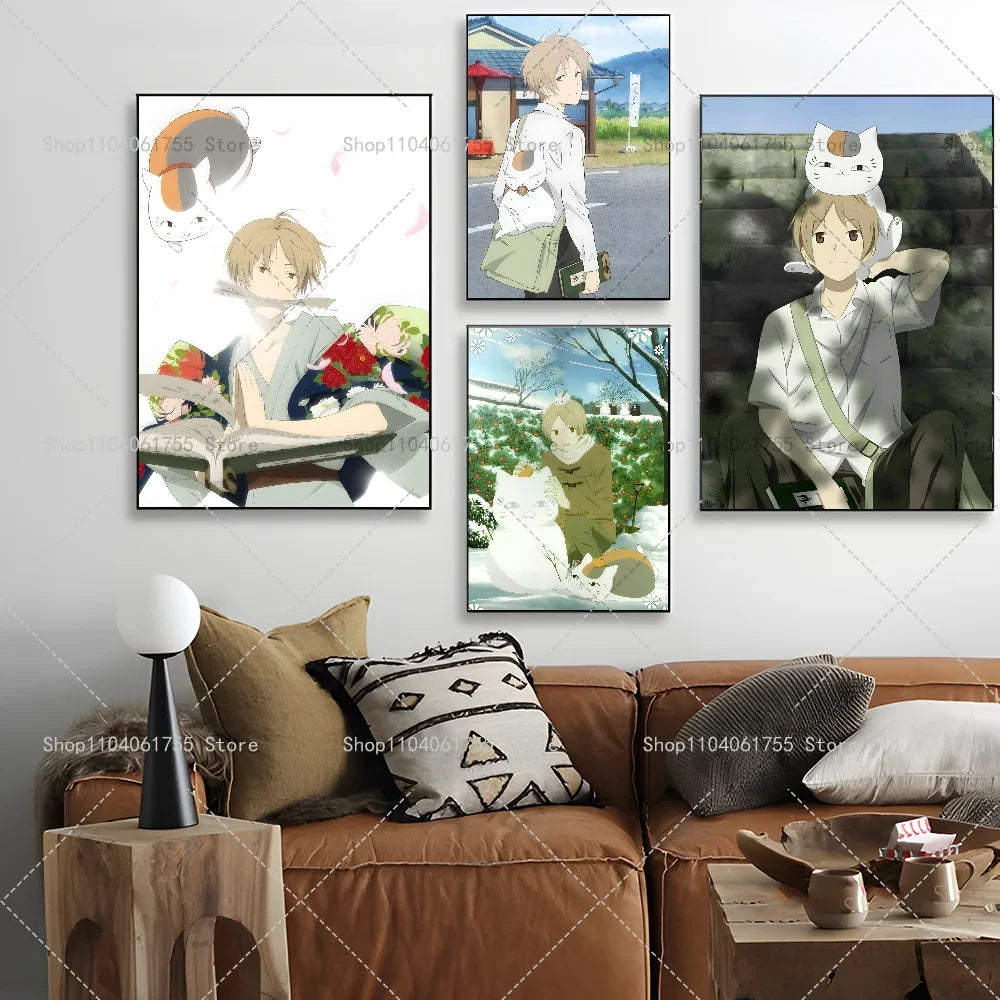 Natsume's Book of Friends Anime Poster – Self-Adhesive Wall Art