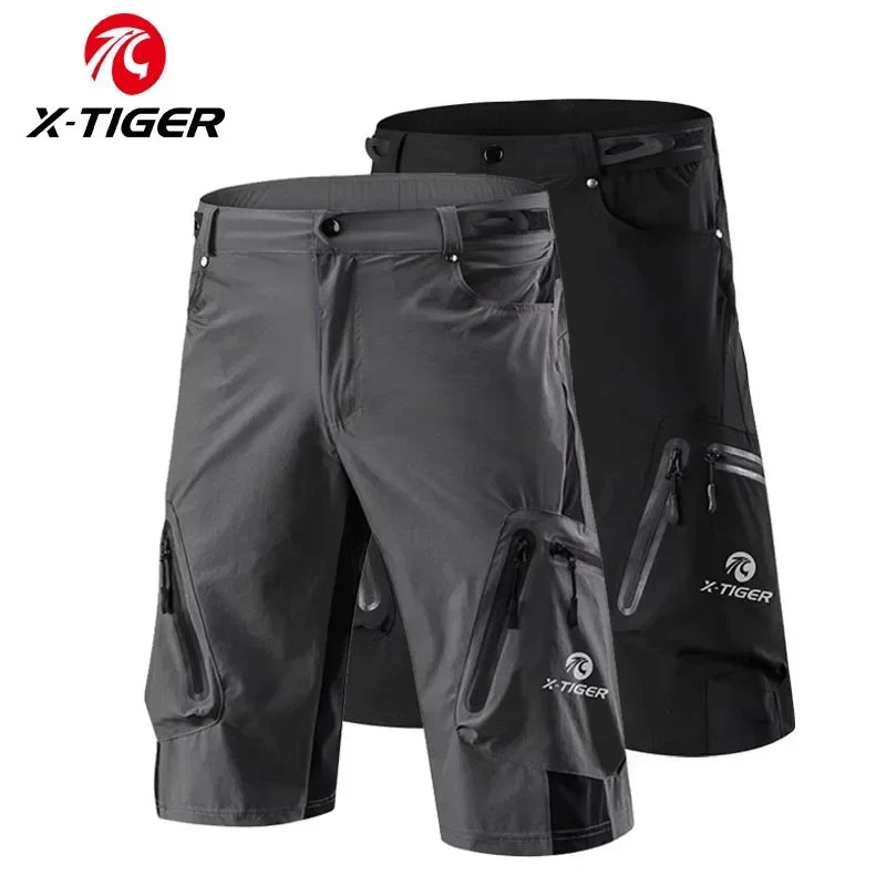 X-TIGER Men's MTB Cycling Shorts – Waterproof & Breathable