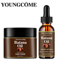 Batana & Rosemary Oil Hair Mask & Serum Set | 2-Piece Duo