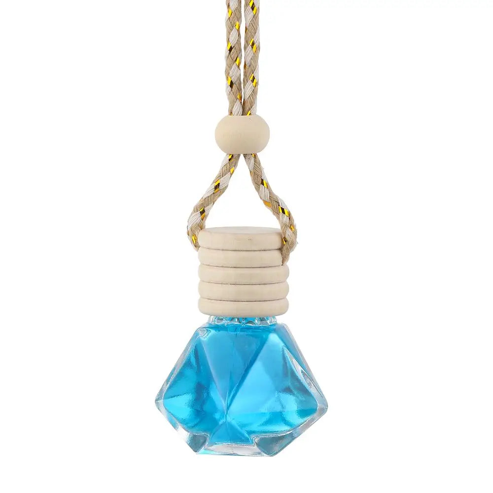 Car Perfume Bottle Pendant Household Storage Air Freshener Flower