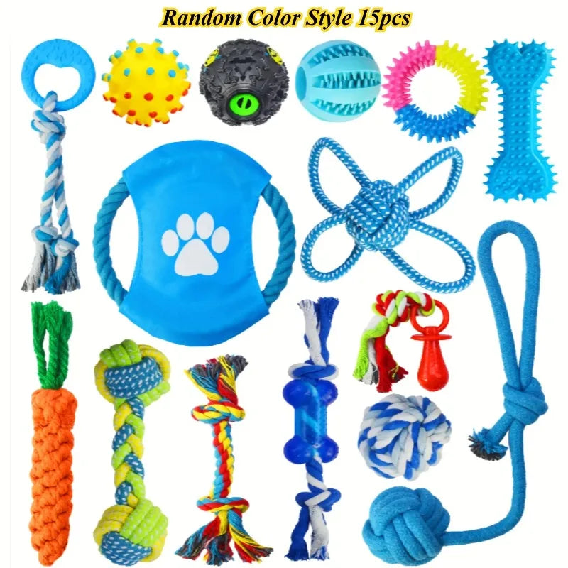 Dog Toys Aggressive Chewers Durable Rope Tug-of-war Chew Sticks