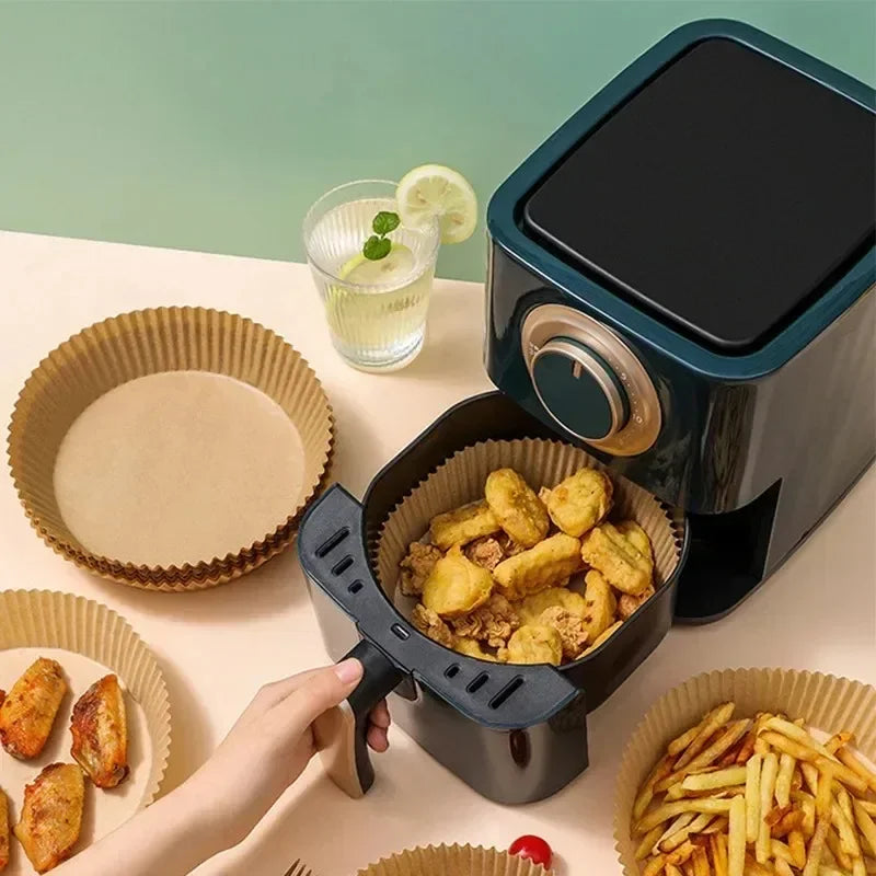 Disposable Air Fryer Liners 50/100/200pcs – Round & Square