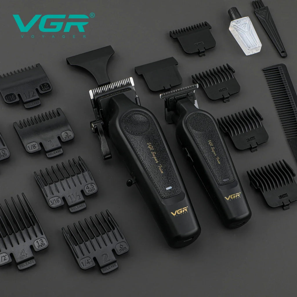 VGR V-197 & V-995 Men's Electric Hair Clipper 2-Piece Set