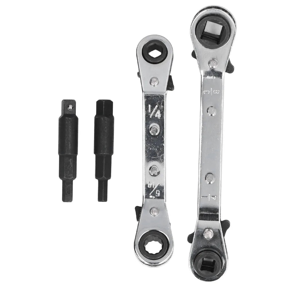 Double Head Ratchet Wrench Set – AC & Refrigerator Repair
