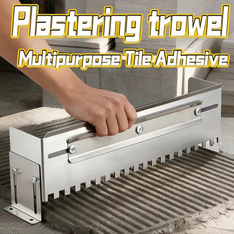 Retractable Notched Tile Spreader | Heavy Duty Floor Leveling Tool