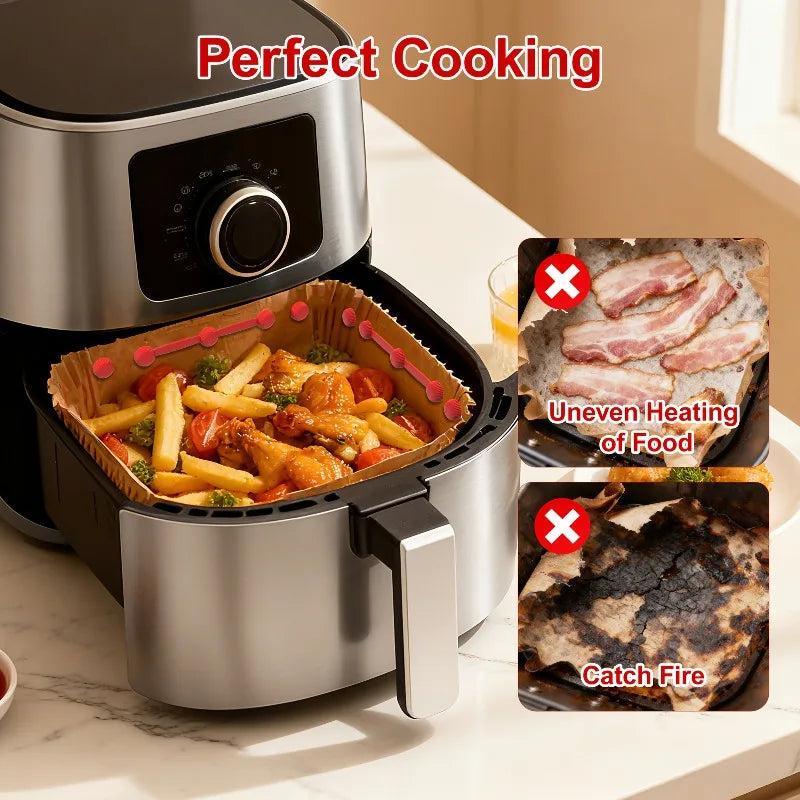 6-Pack Air Fryer Silicone Buckle Clips – Heat-Resistant Non-Stick