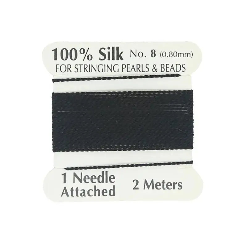 0.8mm Natural Silk Cord 2M – Multicolor DIY Jewelry Making