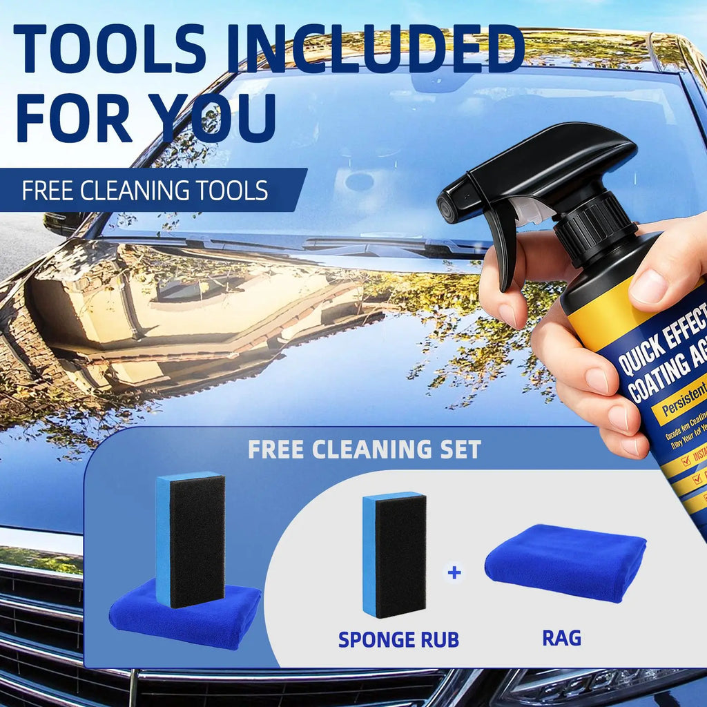 Car Coating Spray Quick Effect Agent Coat Wax Scratch Oil Film