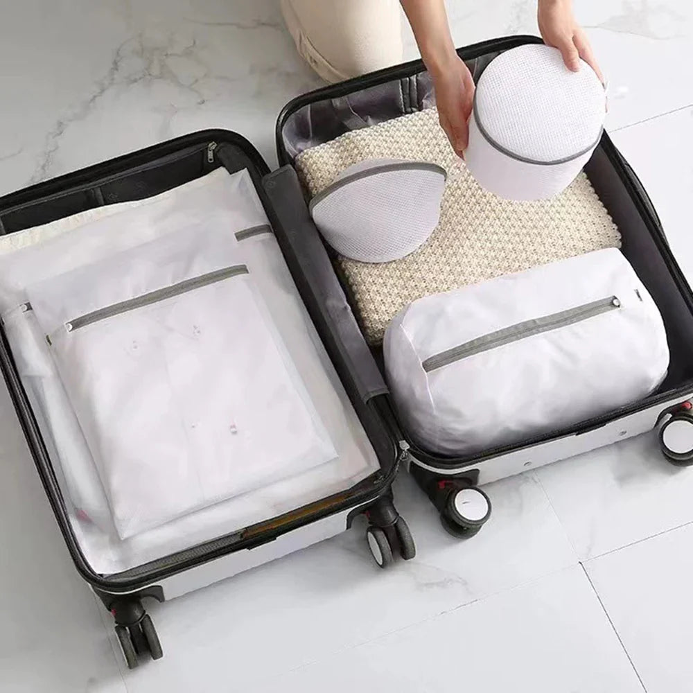 Mesh Laundry & Travel Storage Bags for Clothes – 2/3/5 Pack