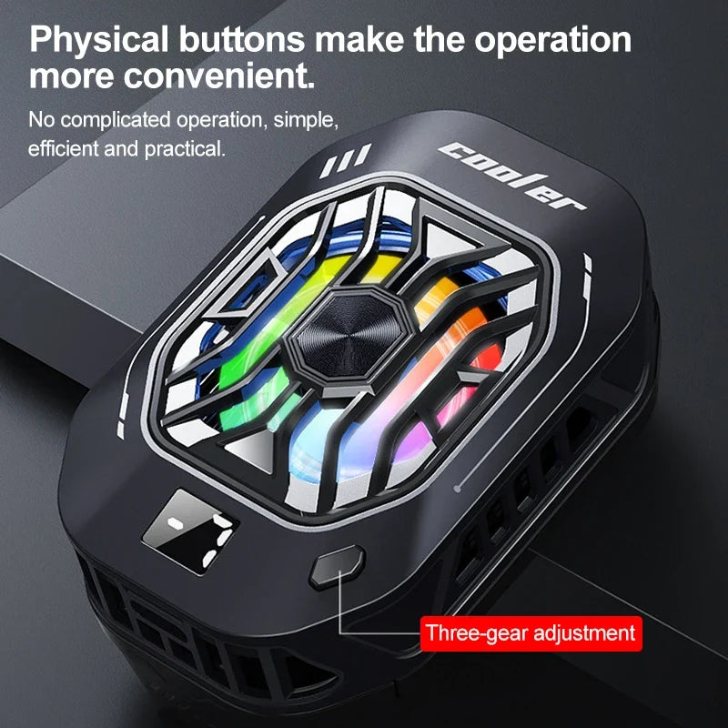 Smartphone Cooler Phone Cooling Fan Mobile Gaming Cell Plate Games