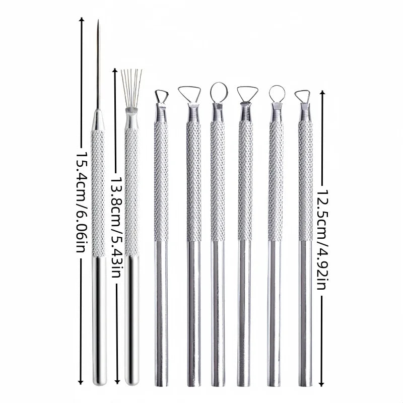 Bview Art Ceramic Repair Tool 7 Needle Punch Manual Detail Work