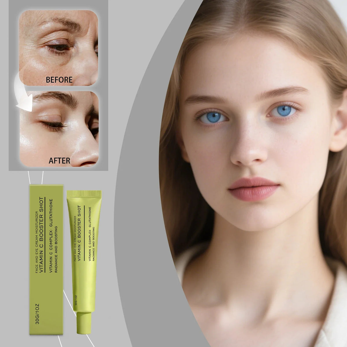 Vitamin C Face Cream Glutathione & Niacinamide | Glass Skin