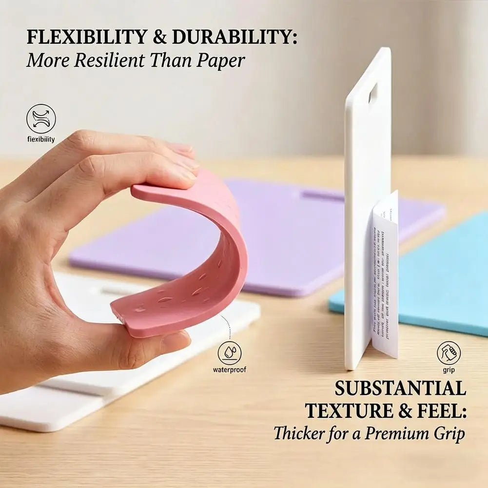 Reusable Wipeable Badge Card – Erasable Self-Adhesive Label