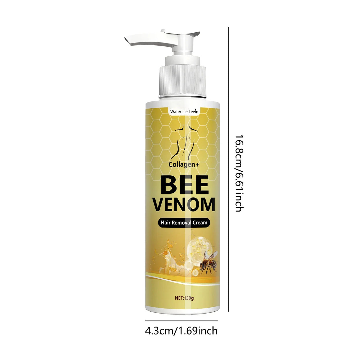 Lemon Bee Venom Hair Removal Cream – All Skin Types, 150g