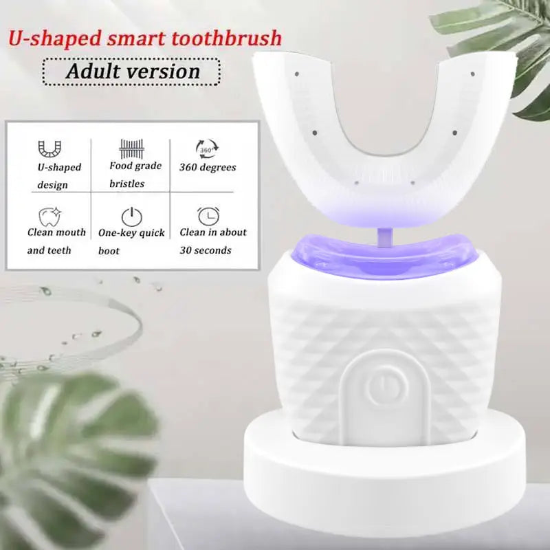 U-Shaped Ultrasonic Electric Toothbrush | IPX7 Whitening