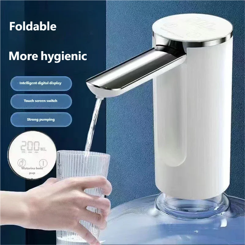 HOMEFISH Electric Water Bottle Pump | 1200mAh, LED, 3 Settings