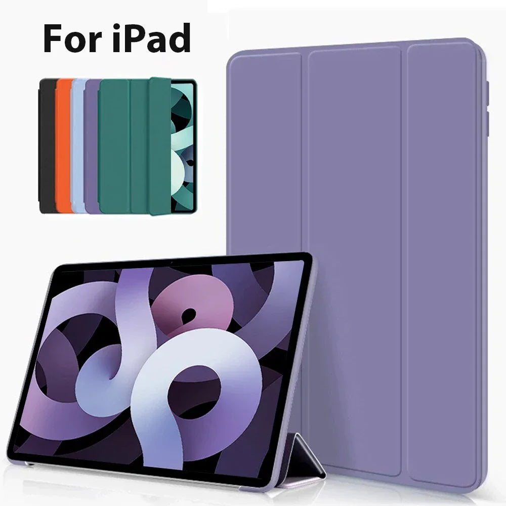 Smart Magnetic Folio iPad Case – Auto-Wake, Tri-Fold Stand