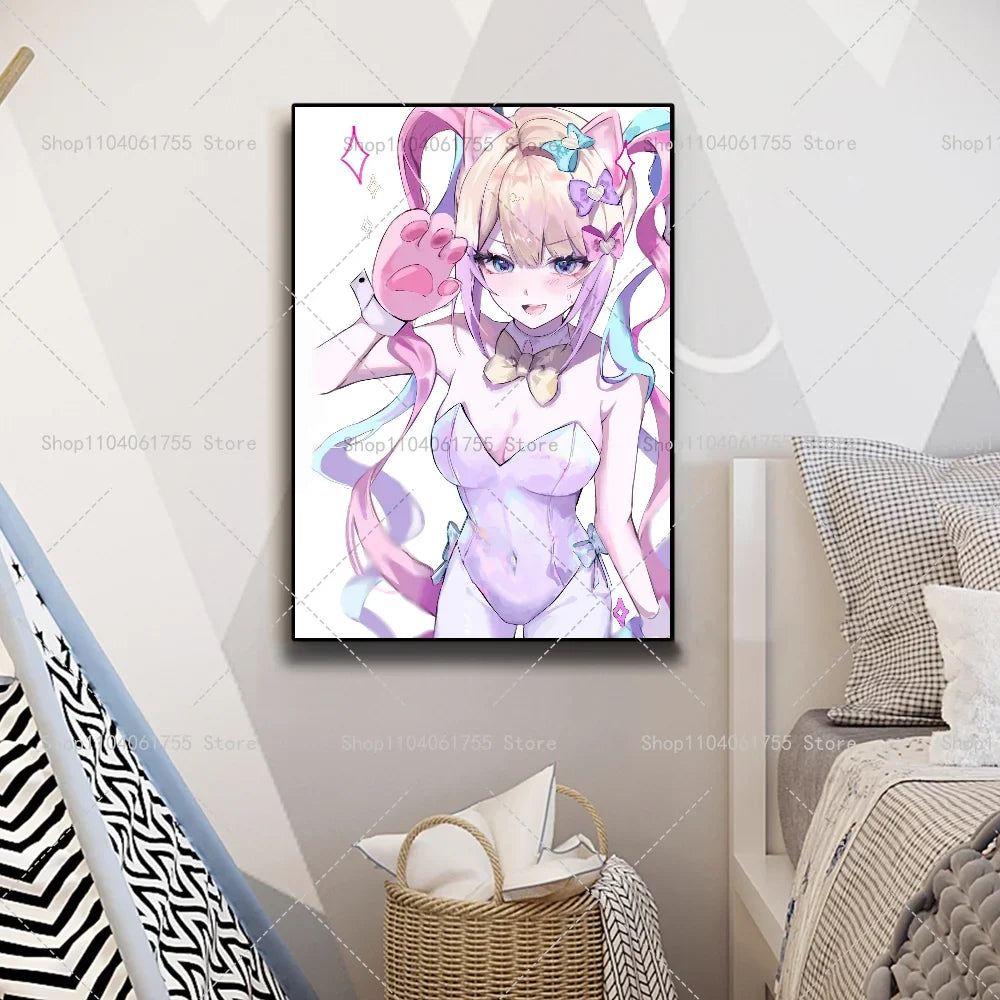 Needy Girl Overdose Game Poster – Waterproof Wall Sticker Art