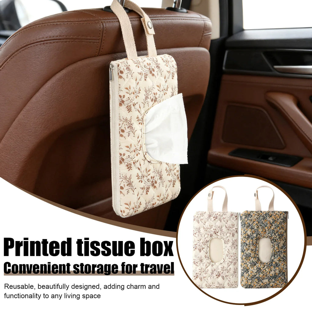 Floral Baby Wipes Case | Portable Stroller Hanging Holder