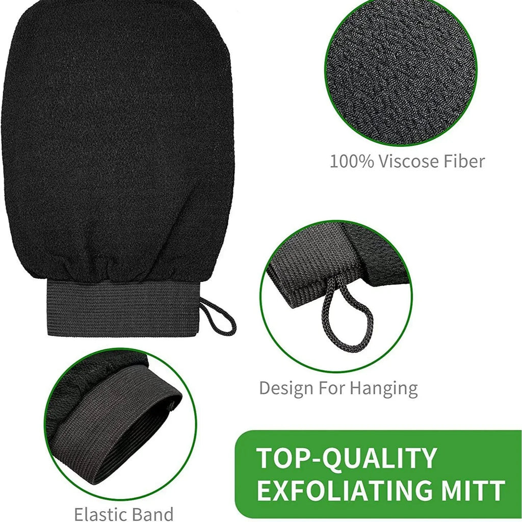 Exfoliating Bath Glove – Body & Face Deep Cleansing Scrub