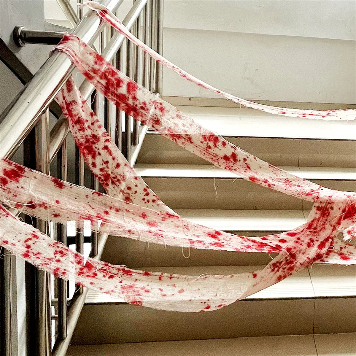 Halloween Fake Blood Bandages & Bloody Gauze Wrap | Costume Decor
