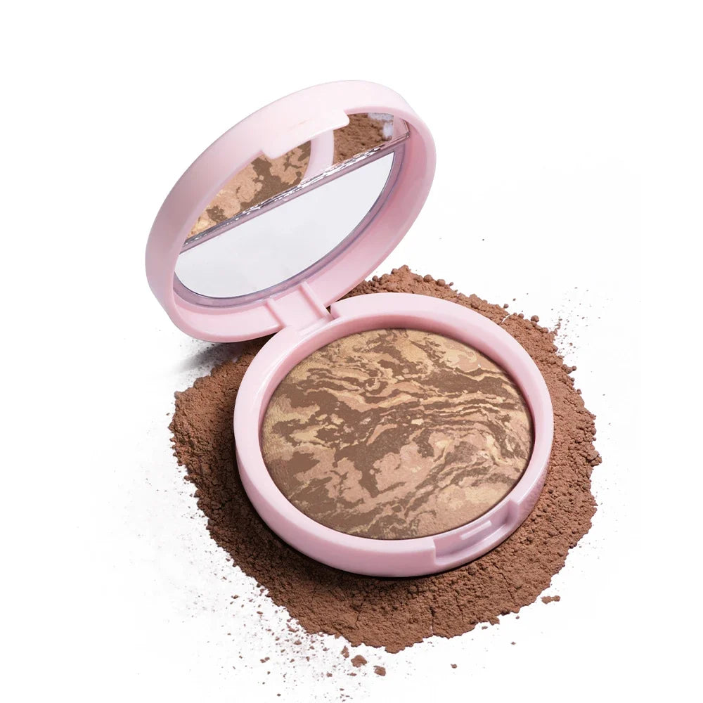 Baked Color Correcting Powder Foundation – Demi-Matte Finish