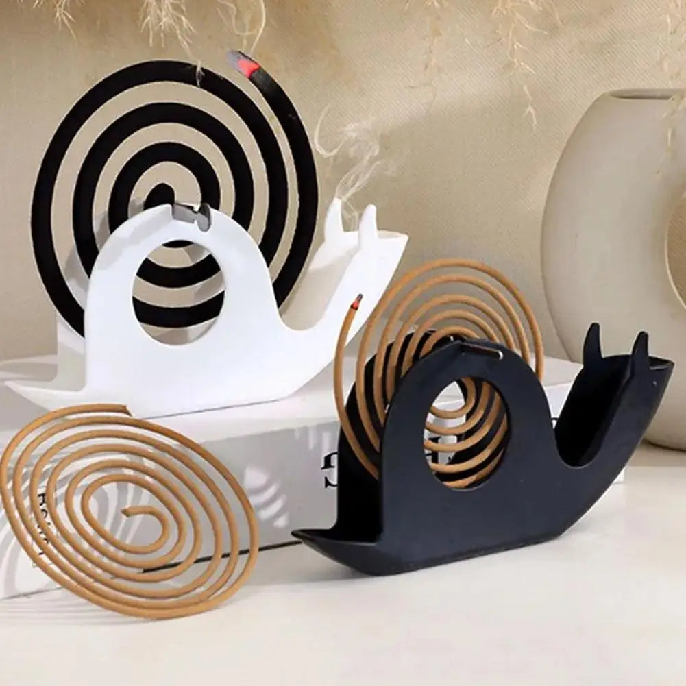 Snail Mosquito Coil Holder – Decorative Incense Burner Rack