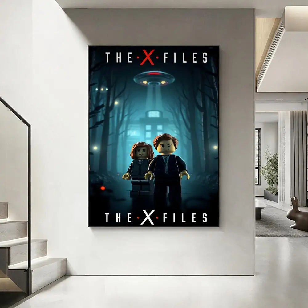 X-Files TV Poster – HD Waterproof Wall Art | Home & Bar Decor