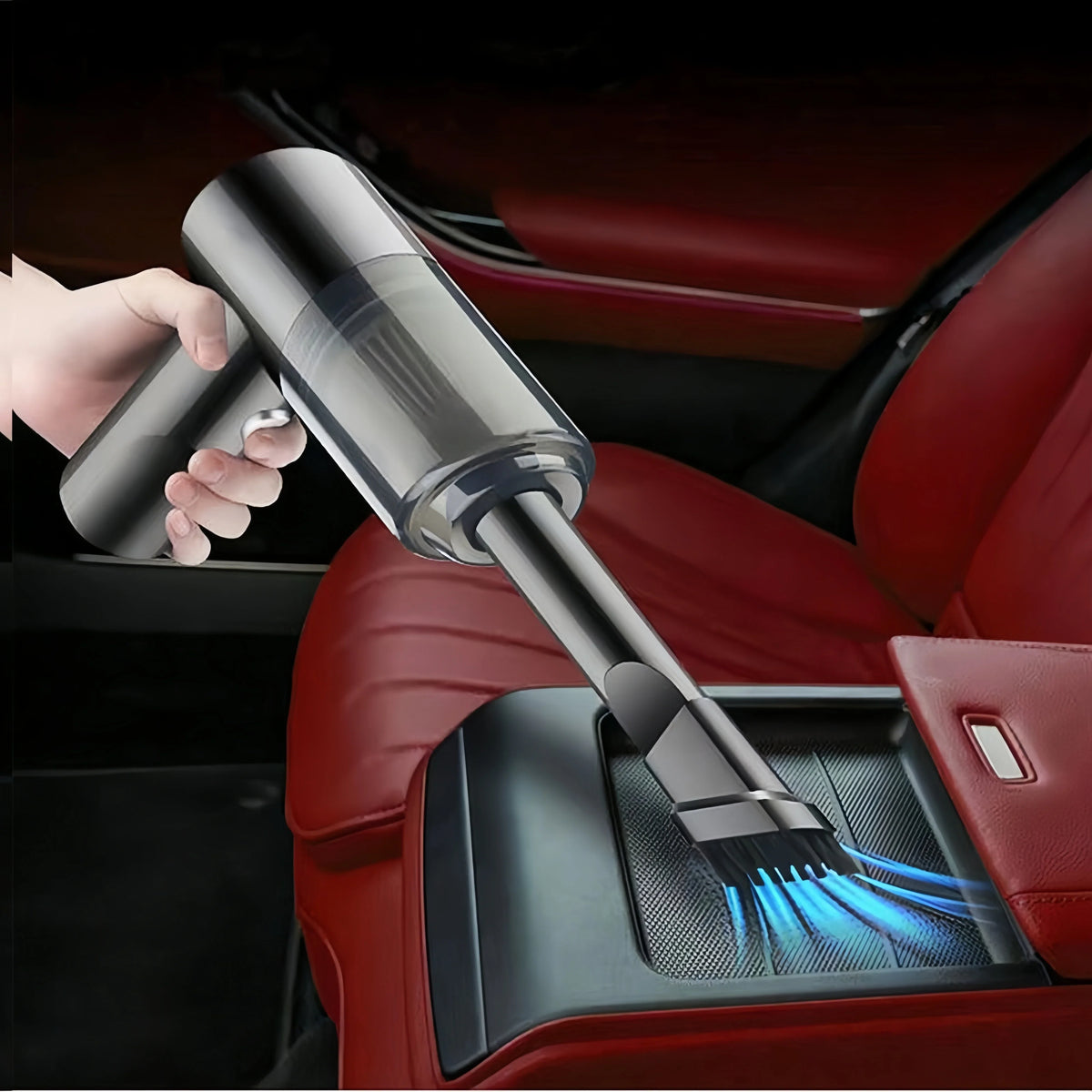 Mini Handheld Car Vacuum – Wireless 120W HEPA & Blower