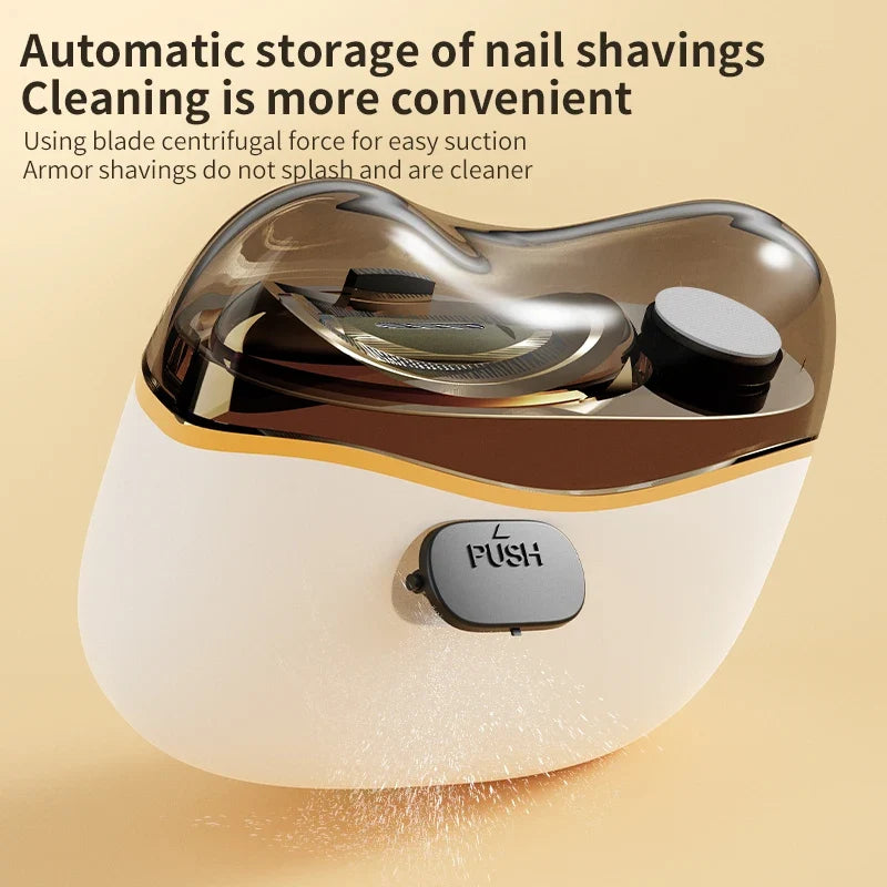 Electric Rechargeable Nail Trimmer with LED Light | Baby & Adult