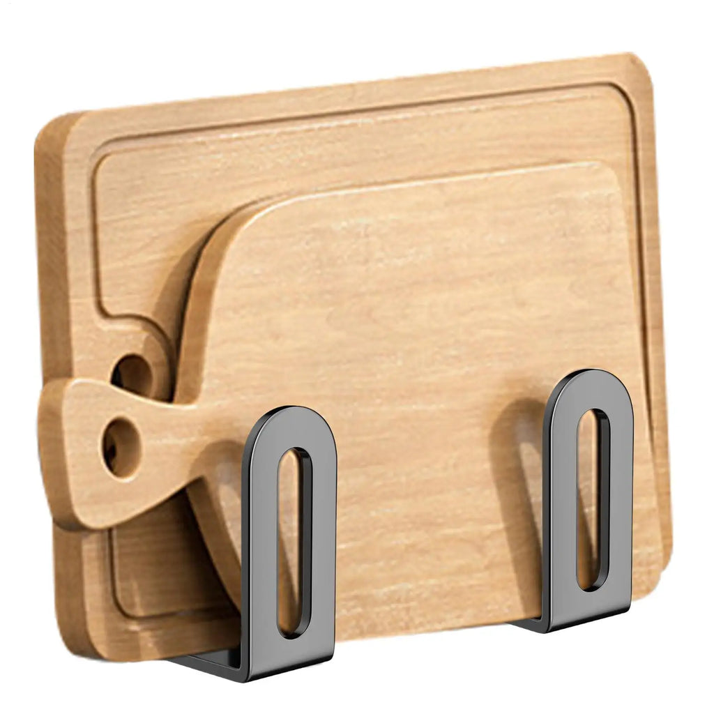 Pot Lid Organizer Wall Mount Hanger Adhesive Rack Space Saving