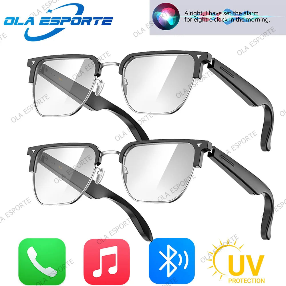 Smart Bluetooth Audio Sunglasses | Air Conduction Headset