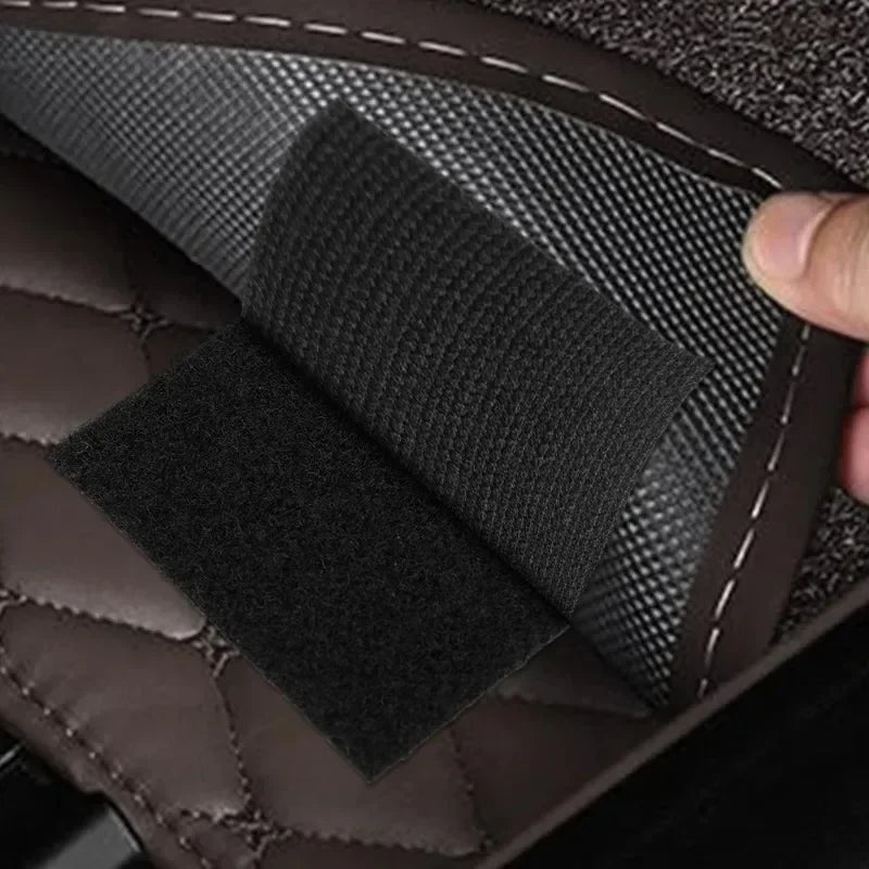 Self-Adhesive Hook & Loop Tape Strips for Car Mats & DIY
