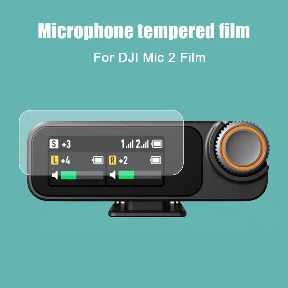 Tempered Glass Screen Protector for DJI Mic 2 | HD Clear