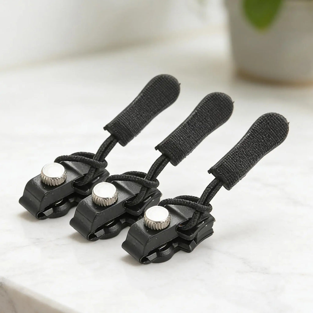3-Piece Zipper Repair Kit – Universal Slider for Coats & Bags
