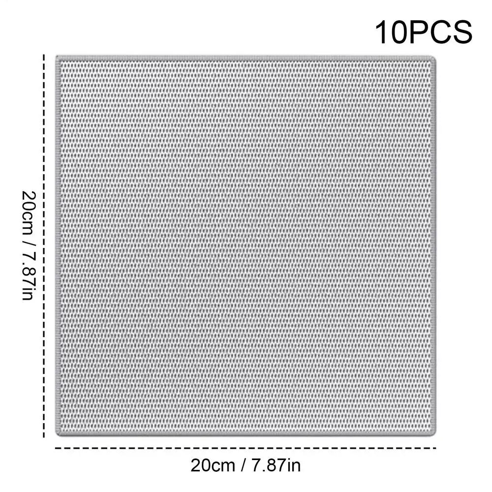 10-Pack Non-Scratch Wire Dishcloths | Reusable Kitchen Cloths