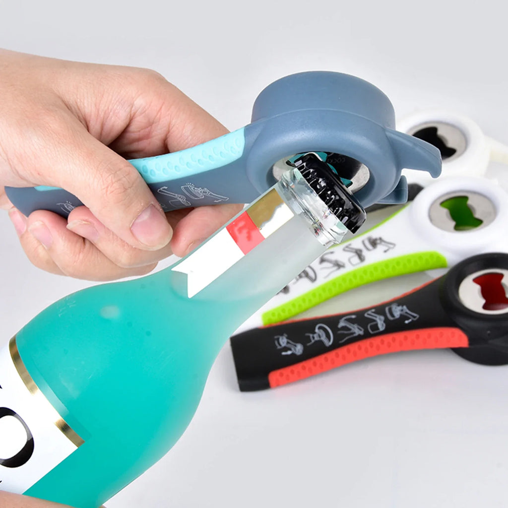4-Piece Jar & Bottle Opener Set | Ergonomic Non-Slip Grip