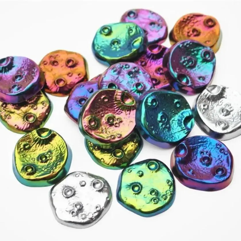 Falling Stone Silicone Mold Holes Galaxy Resin Space Jewelry DIY Soft