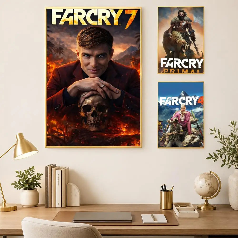 Far Cry Game Poster – Self-Stick HD Waterproof Wall Art