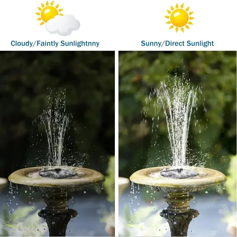1.4W Solar Bird Bath Fountain Pump – Pond, Garden & Fish Tank