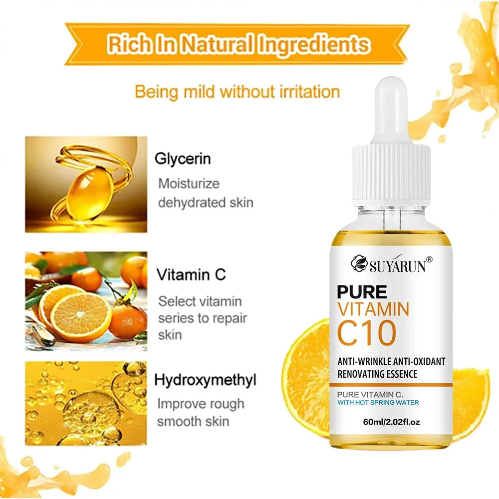SUYARUN 10% Vitamin C Face Serum – Brightening & Anti-Aging